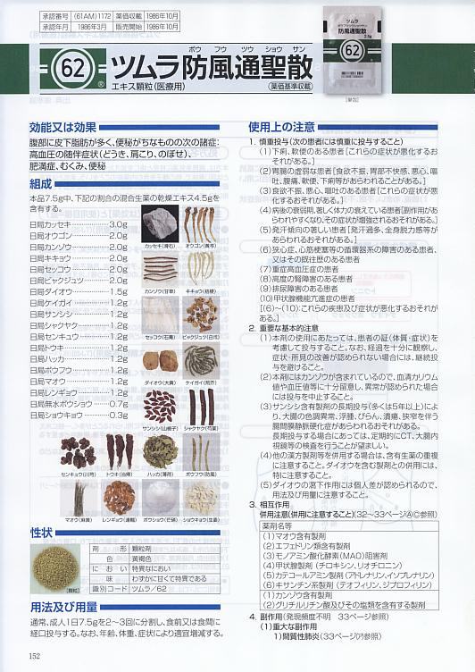 ツムラ防風通聖散 ｜ 漢方専門 | 大山漢方堂薬局